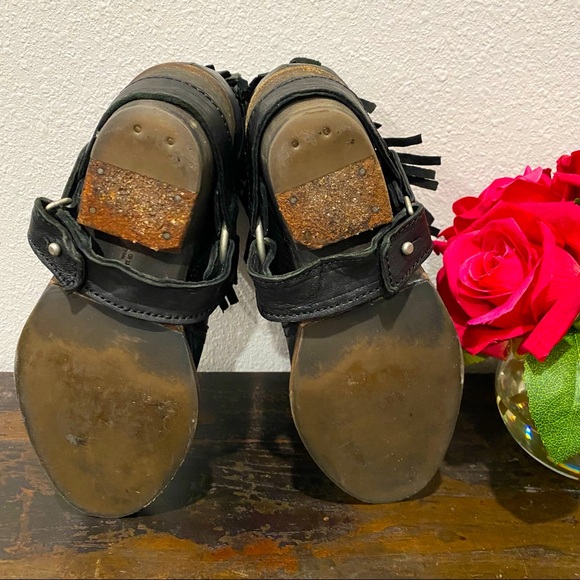 AllSaints Bonny Cuban Fringe Harness Ankle Boots (Size 6) (EU 36)🌹 - Picture 13 of 16